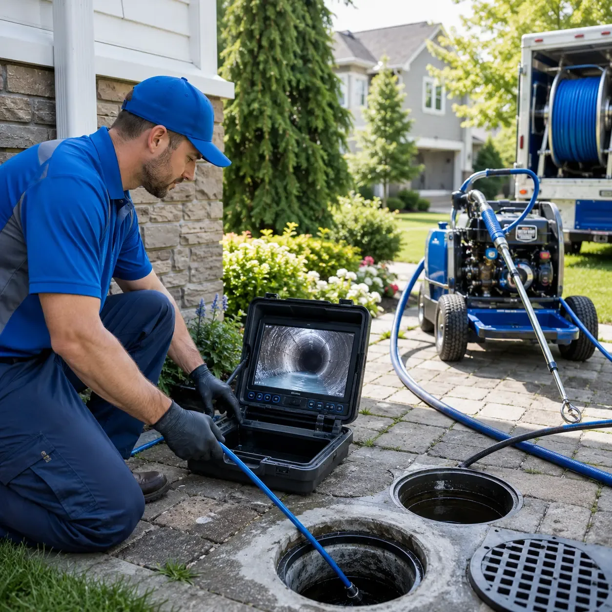 Outdoor drain cleaning professionals serving Linden, WI